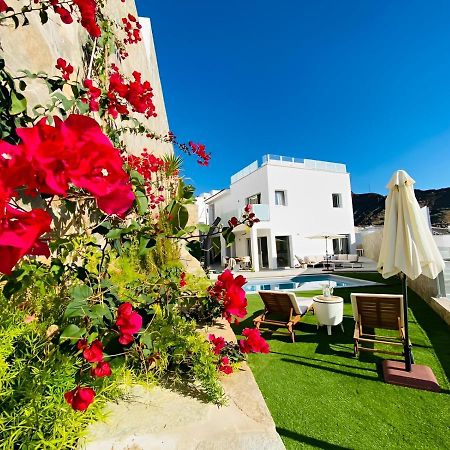 Dream Villa With Heated Pool, Rooftop & Ocean Views Mogan Luaran gambar