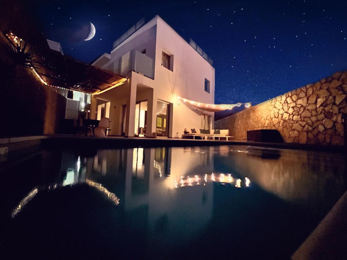 Dream Villa With Heated Pool, Rooftop & Ocean Views Mogan Luaran gambar