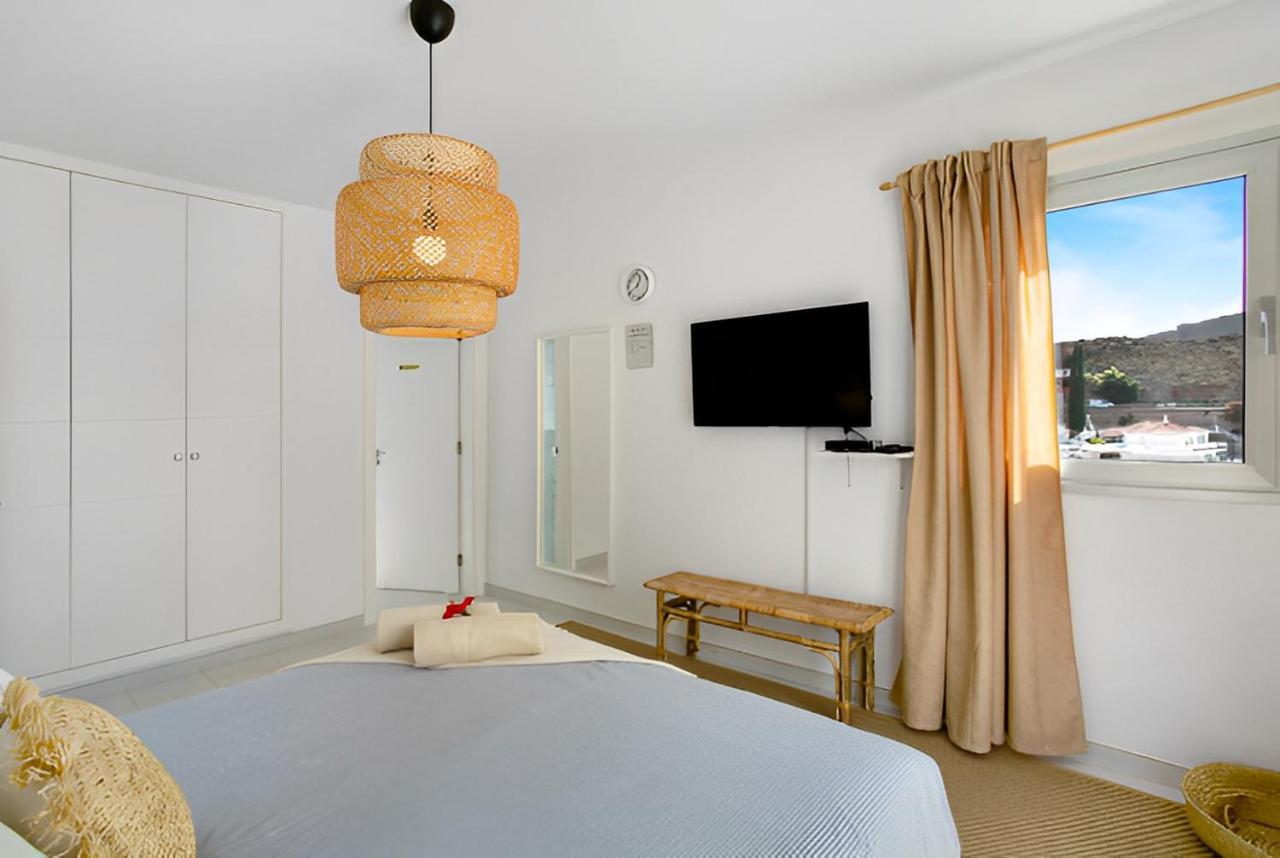 Dream Villa With Heated Pool, Rooftop & Ocean Views Mogan Luaran gambar