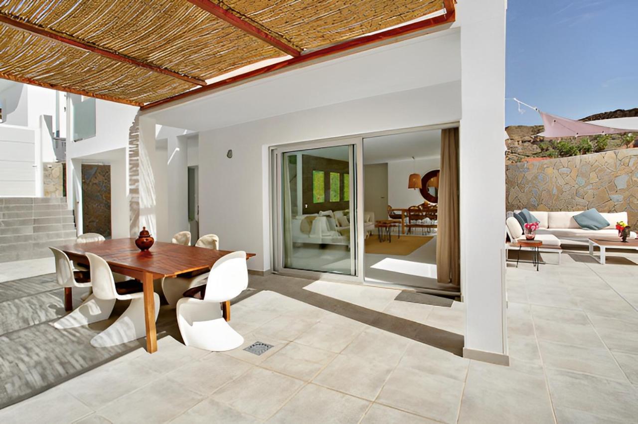 Dream Villa With Heated Pool, Rooftop & Ocean Views Mogan Luaran gambar